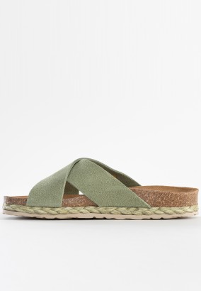 Sandales Broome 2 Brides Vert pâle