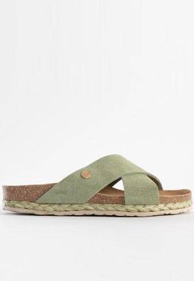 Sandales Broome 2 Brides Vert pâle