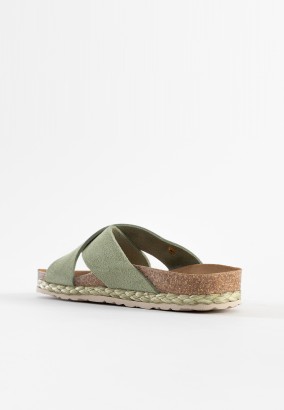 Sandales Broome 2 Brides Vert pâle