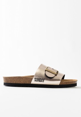 Sandales Ensena 1 Bride Or clair