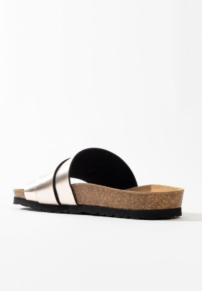 Sandales Ensena 1 Bride Or clair