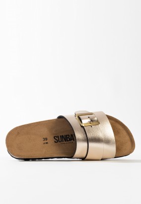 Sandales Ensena 1 Bride Or clair