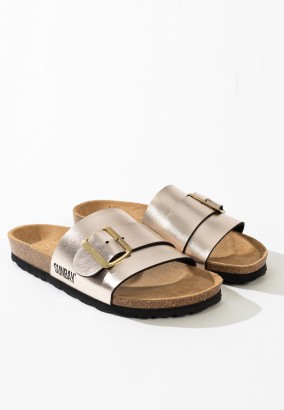 Sandales Ensena 1 Bride Or clair