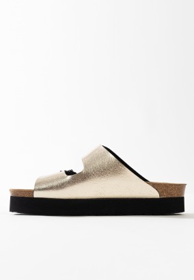 Sandales Edelweiss à plateforme Platinum