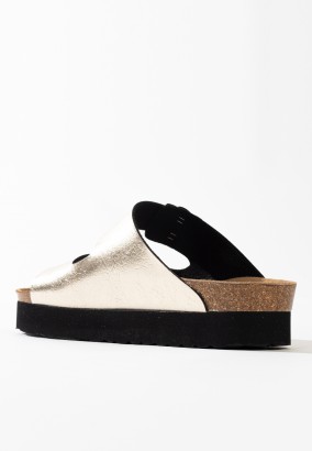 Sandales Edelweiss à plateforme Platinum