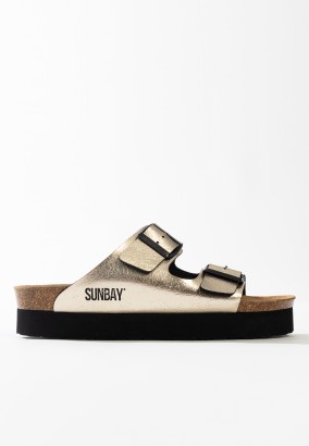 Sandales Edelweiss à plateforme Platinum