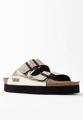 Sandales Edelweiss à plateforme Platinum