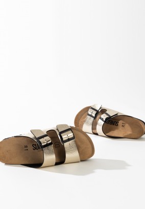 Sandales Edelweiss à plateforme Platinum