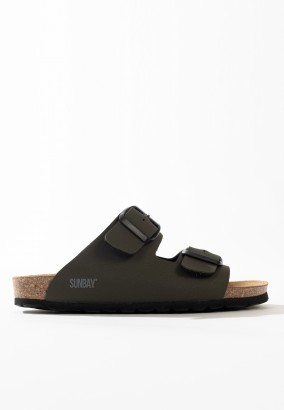 Sandales Trefle 2 Brides Kaki