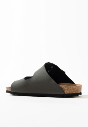 Sandales Trefle 2 Brides Kaki