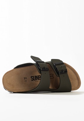 Sandales Trefle 2 Brides Kaki