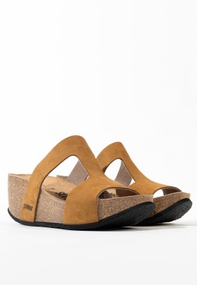 Sandales Marigold Compensées et semi-compensées Tan