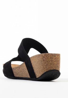 Sandales Marigold Compensées et semi-compensées Noir