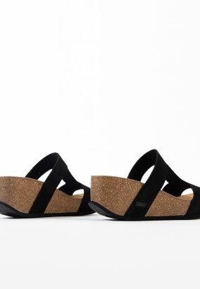 Sandales Marigold Compensées et semi-compensées Noir