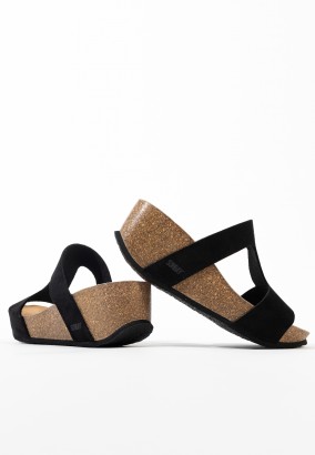 Sandales Marigold Compensées et semi-compensées Noir