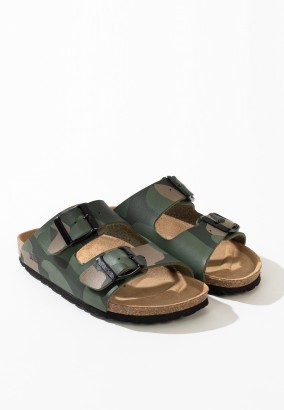 Sandales Trefle 2 Brides Kaki camouflage