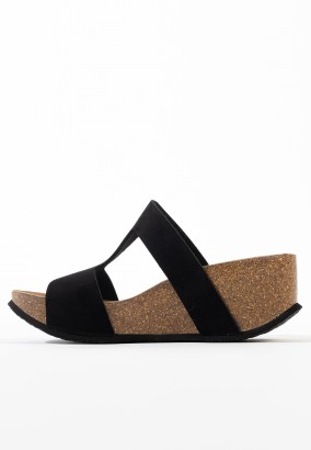 Sandales Marigold Compensées et semi-compensées Noir