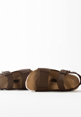 Sandales Oja Multibrides Marron