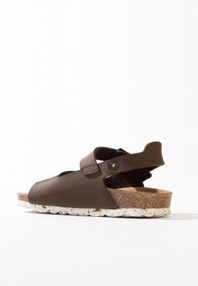 Sandales Oja Multibrides Marron
