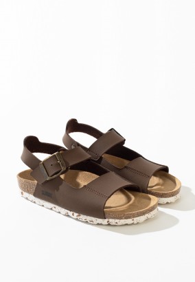 Sandales Oja Multibrides Marron
