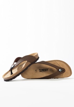 Sandales Goya à entre-doigts Marron