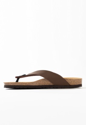 Sandales Goya à entre-doigts Marron