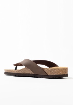 Sandales Goya à entre-doigts Marron