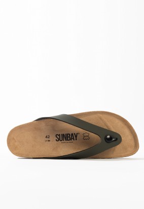 Sandales Goya à entre-doigts Kaki