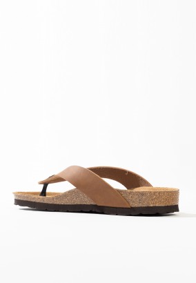 Sandales Goya à entre-doigts Beige