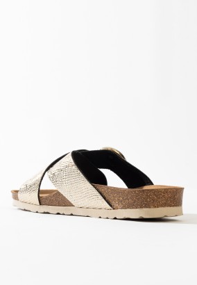 Sandales Perth 2 Brides Or clair