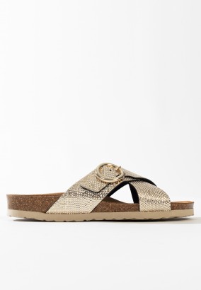 Sandales Perth 2 Brides Or clair