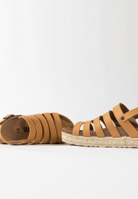 Sandales Parana Multibrides Camel