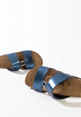 Sandales Vero 2 Brides Bleu marine