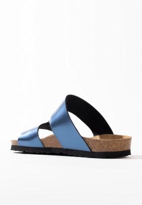 Sandales Vero 2 Brides Bleu marine