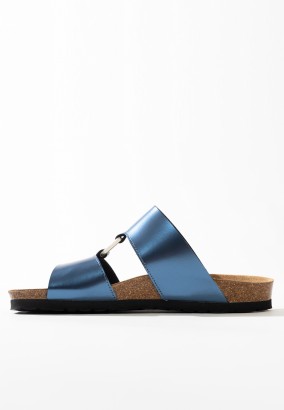 Sandales Vero 2 Brides Bleu marine