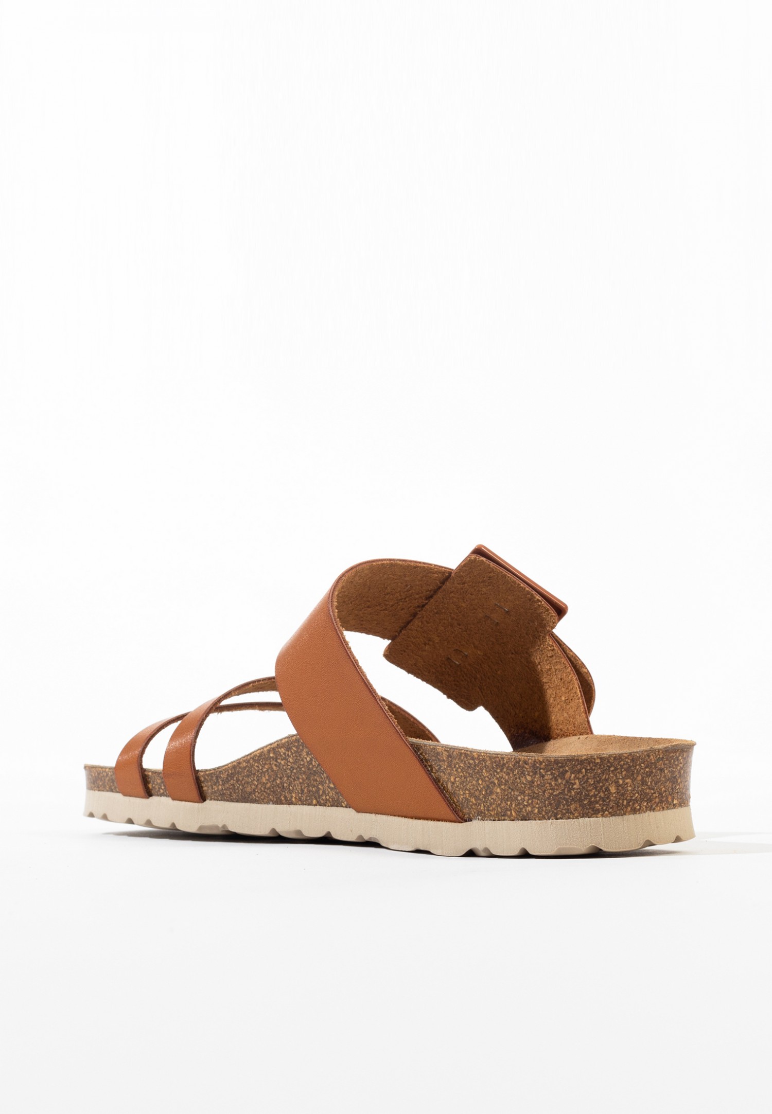 ZARA Sandales confort Dames T EU 36 brun style décontracté