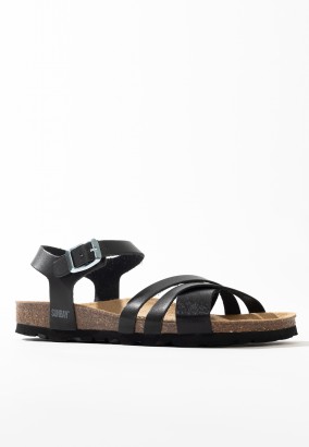 Sandales Griffith Multibrides Noir