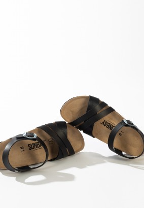 Sandales Griffith Multibrides Noir