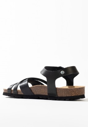 Sandales Griffith Multibrides Noir
