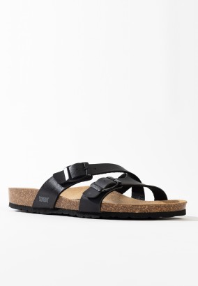 Sandales Bambou Multibrides Noir