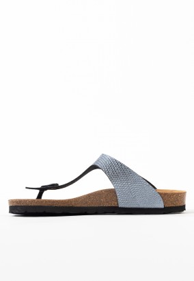 Sandales Camelia à entre-doigts Pewter