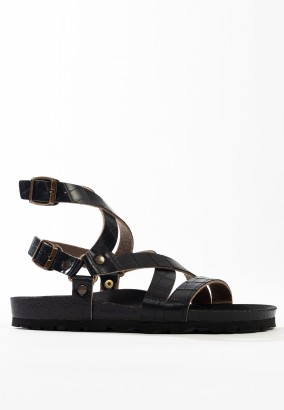 Sandales Elorza Multibrides Noir