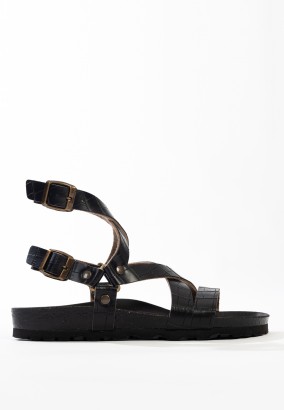 Sandales Elorza Multibrides Noir