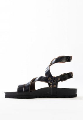 Sandales Elorza Multibrides Noir