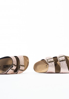 Sandales Trefle 2 Brides Marron