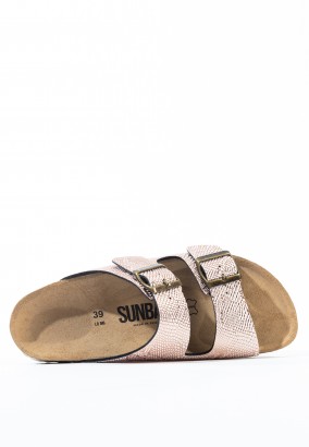 Sandales Trefle 2 Brides Marron