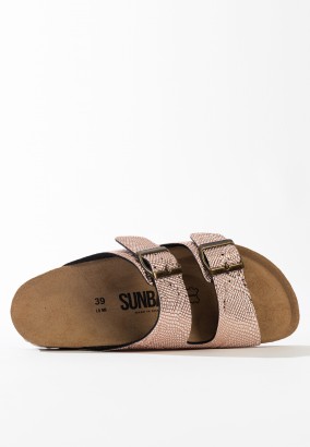 Sandales Trefle 2 Brides Marron