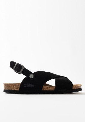 Sandales Vidono Multibrides Noir