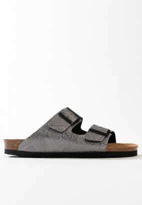 Sandales Trefle 2 Brides Noir