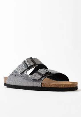 Sandales Trefle 2 Brides Noir